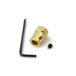 Adaptateur en laiton avec clé Allen et vis de fixation