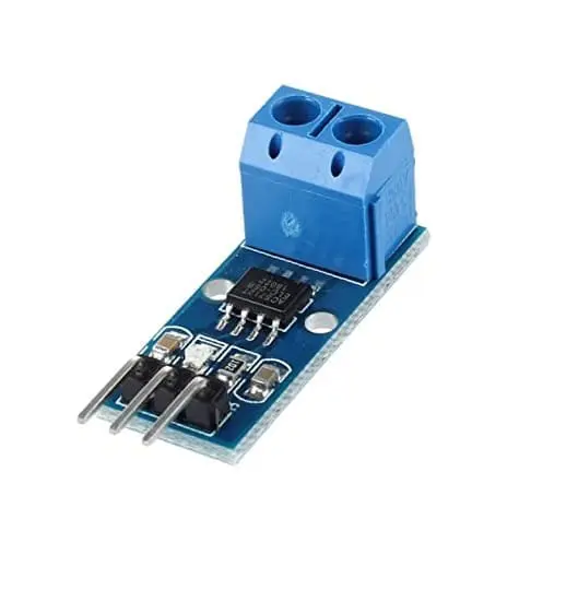 capteur de courant 20A ACS7122 Module capteur de courant bleu avec bornes ร vis et broches