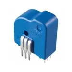 Capteur de courant bleu avec quatre broches métalliques