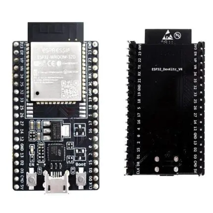 Module ESP32-WROOM-32D avec connecteurs GPIO
