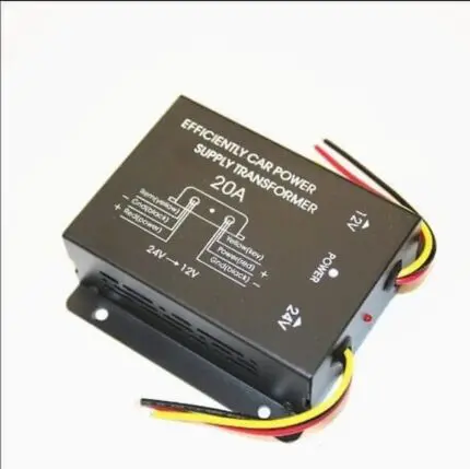 convertisseur abaisseur dy20a - Convertisseur Abaisseur 24VDC/12VDC DY20A pour voiture camion - Didactico Tunisie