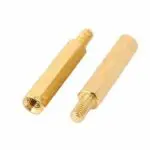 entretoise laiton jaune - entretoise en laiton jaune M3*10+6mm - Didactico Tunisie