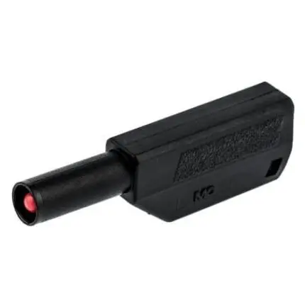 fiche banane sécurisée - Fiche Banane Sécurisé Male 4mm Noir - Didactico Tunisie