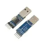 Deux modules convertisseurs USB vers TTL avec connecteurs