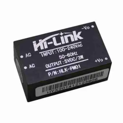 module alimentation isolé - Module d’Alimentation Isolé HLK-PM01 Vin=220VAC; Vout=5VDC - Didactico Tunisie