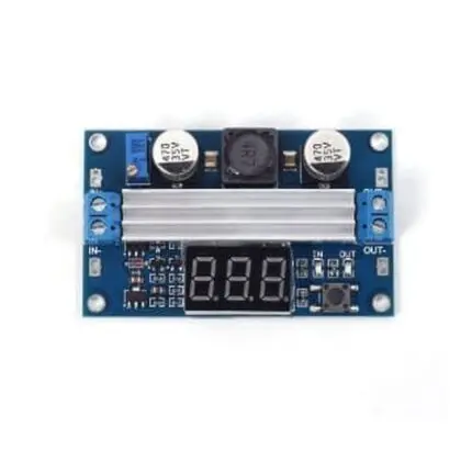 module elevateur dc-dc - Module élévateur réglable DC-DC 3.0-35V à 3.5-35V 100W avec voltmètre - Didactico Tunisie