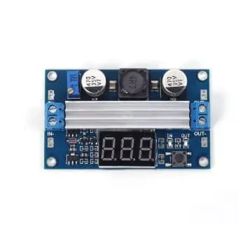 module elevateur dc-dc - Module élévateur réglable DC-DC 3.0-35V à 3.5-35V 100W avec voltmètre - Didactico Tunisie
