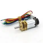 Micro moteur réducteur avec câbles colorés