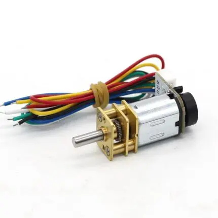 Micro moteur réducteur avec câbles colorés
