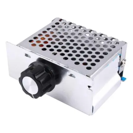 régulateur thyristor 4000w - Régulateur de tension à Thyristor 4000W + Cage ALU Vin=220VAC Vout=0-220VAC - Didactico Tunisie