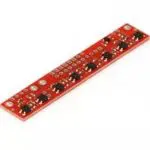 Module capteur de ligne rouge avec 8 capteurs infrarouges