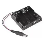 support batterie 4x - Support Batterie 4 X AA avec connecteur DC - Didactico Tunisie