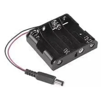 support batterie 4x - Support Batterie 4 X AA avec connecteur DC - Didactico Tunisie