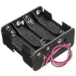 support batterie 8x - Support Batterie 8 X AA avec connecteur DC dos à dos - Didactico Tunisie
