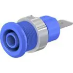 connecteur femelle banane - Connecteur Femelle de fiche banane 2 mm bleu - Didactico Tunisie