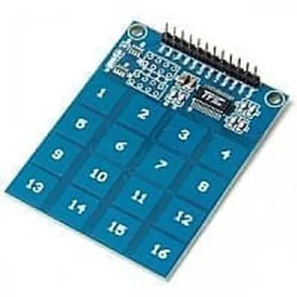 clavier tactile ttp229 - Module de clavier numérique tactile capacitif 16 voies TTP229 - Didactico Tunisie