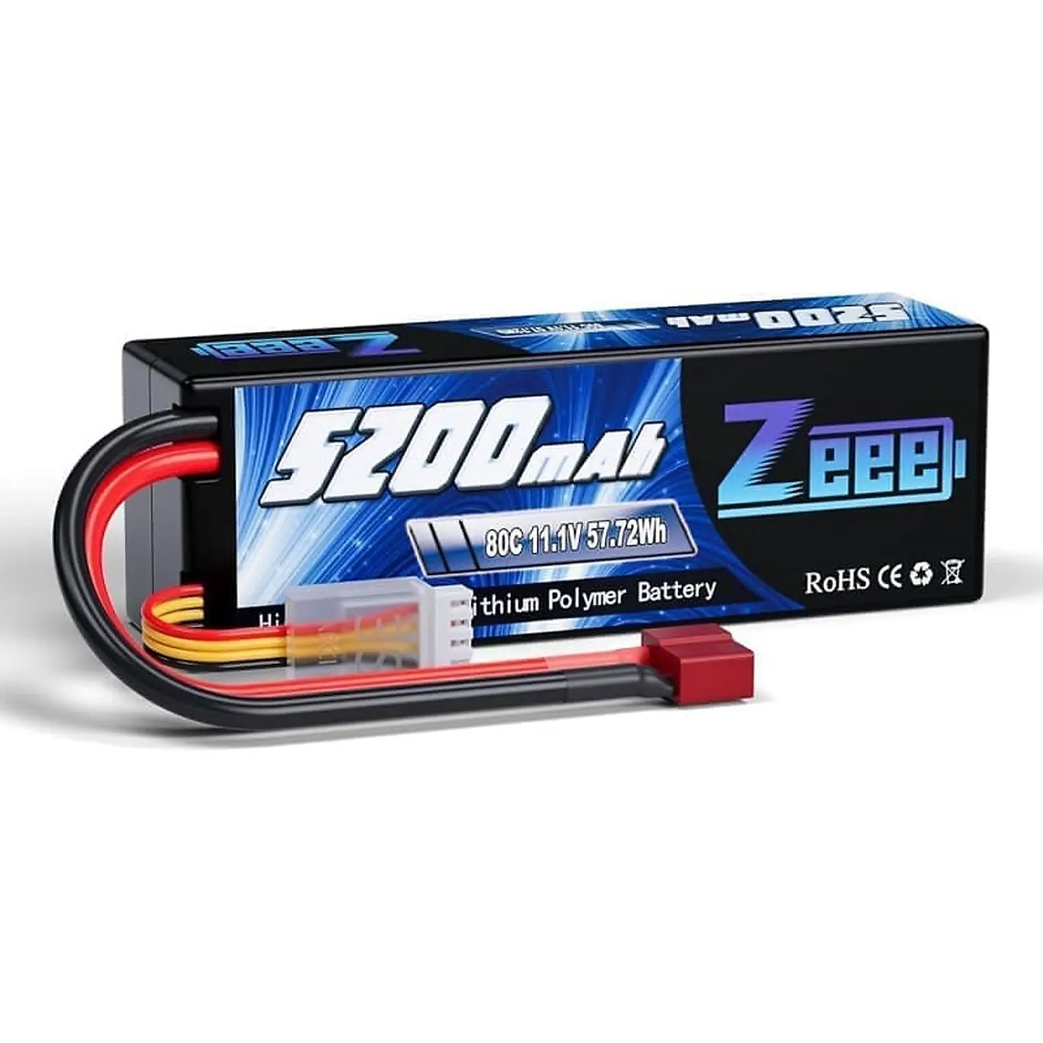 Batterie Lipo 3S Zeee 11.1V 5200mAh 50C avec connecteur T batterie lipo 3s - Didactico Tunisie