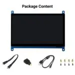 ecran tactile raspberry - Ecran tactile IPS LCD 7 pouces HDMI 1024×600 pour Raspberry - Didactico Tunisie