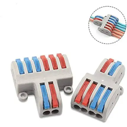 connecteur 6 bornes - Connecteur de 6 bornes de fil (4E/2S) LT-422 (SPL-42) - Didactico Tunisie