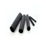 Gaines thermorétractables noires de différentes tailles