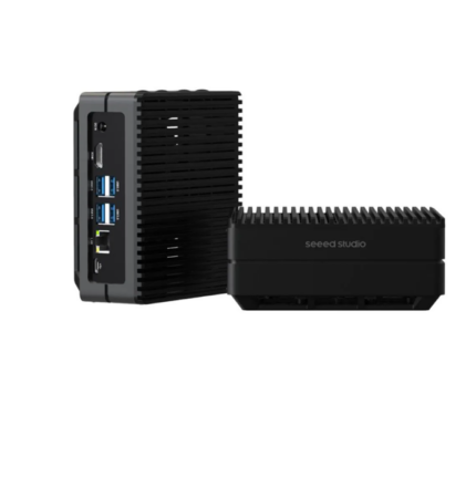 Mini PC noir Seeed Studio avec ports USB et HDMI visibles