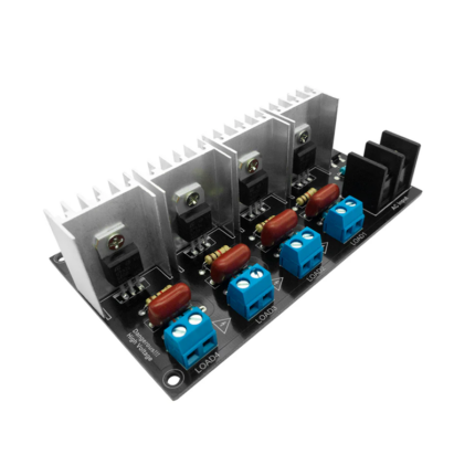 gradateur lumière ac - Module de gradateur de lumière AC pour contrôle PWM 4 CH – 3.3v/5v AC , 220v/110v - Didactico Tunisie