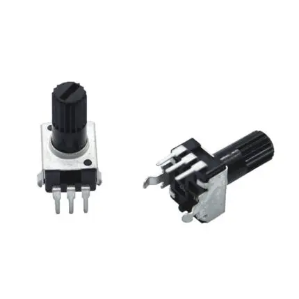 potentiomètre 10k ohm - Potentiométre 10k Ohm RV09 12.5MM 3pin - Didactico Tunisie