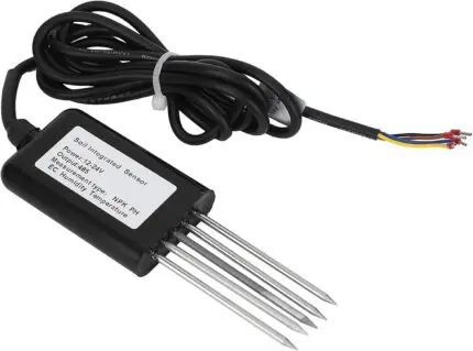 sonde sol rs485 - Sonde capteur au sol avec câble de 2M, 5 broches, sortie RS485, température + humidité + NPK + PH + EC - Didactico Tunisie