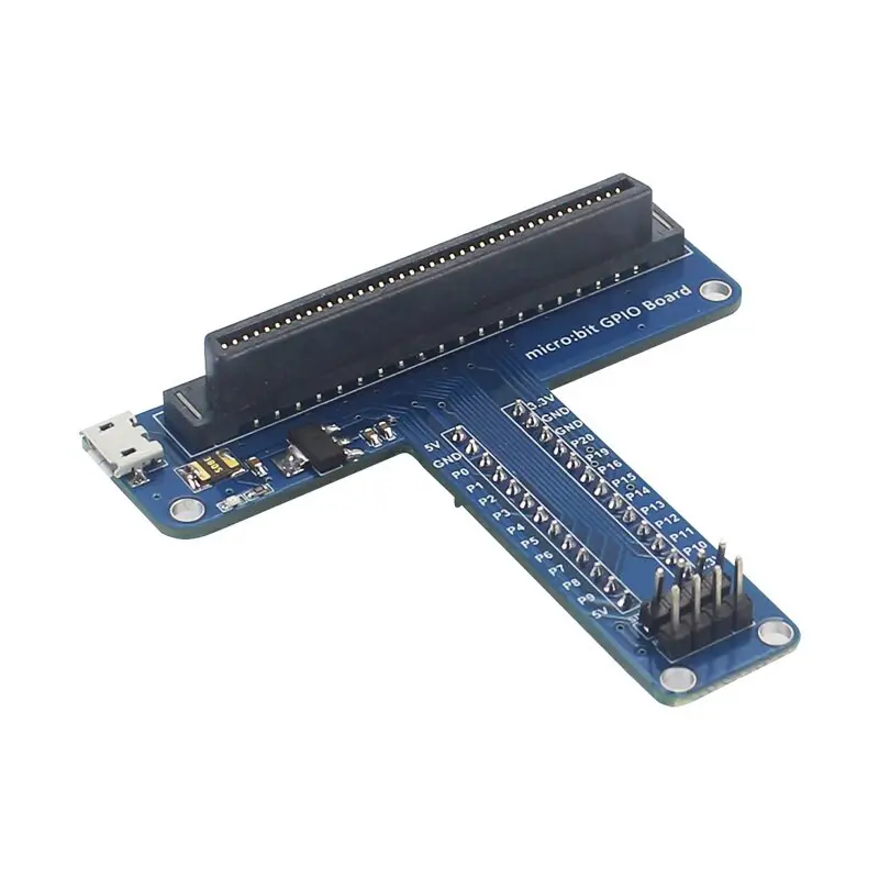 Carte GPIO de type T pour Microbit carte gpio microbit - Carte GPIO de type T pour Microbit - Didactico Tunisie
