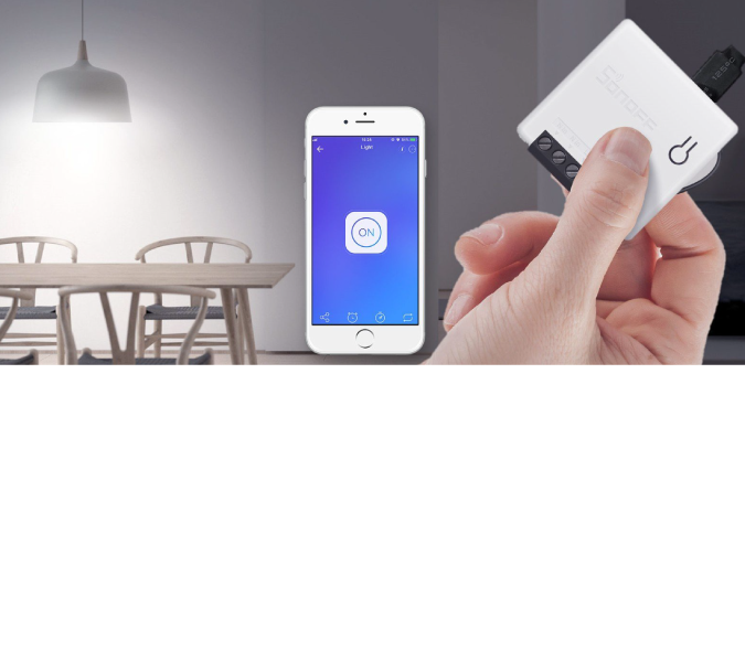 Interrupteur WiFi contrôlé par smartphone avec application ON