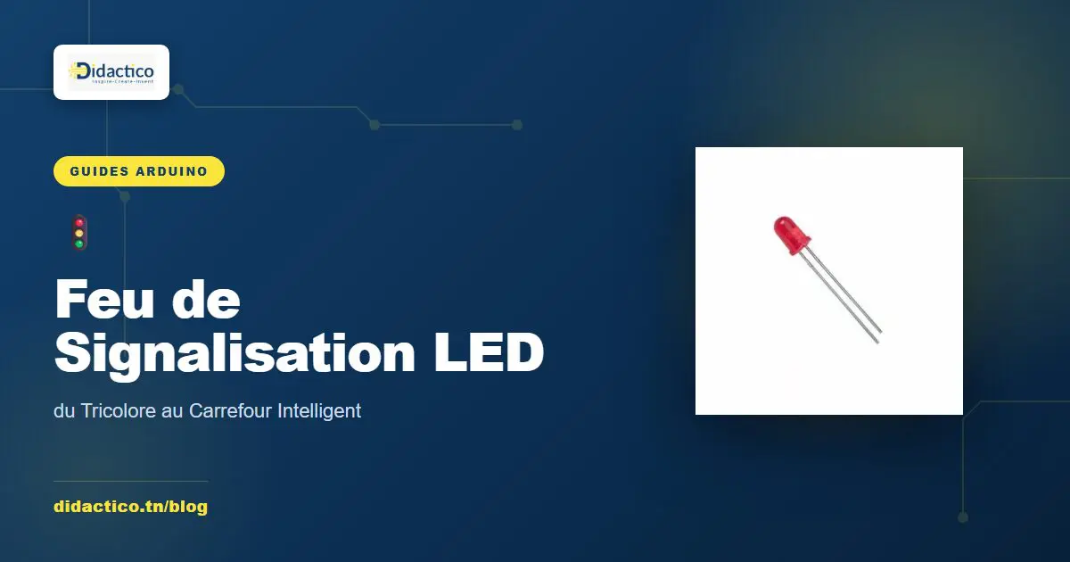 Feu de Signalisation LED Arduino : du Tricolore au Carrefour Intelligent