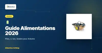 Guide Alimentations 2026 : Piles, Batteries Li-ion, Solaire pour vos Projets Arduino