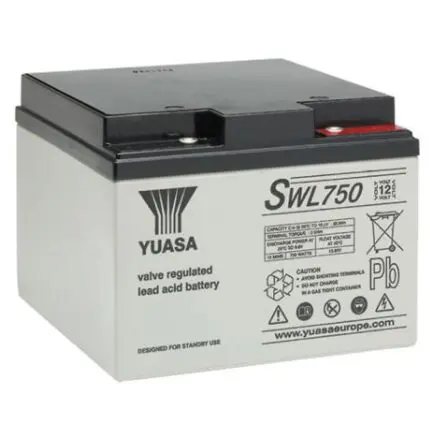 batterie rechargeable 12v - Batterie rechargeable ACID 12V 22.9Ah SWL750 YUASA - Didactico Tunisie