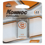 batterie rechargeable konnoc nimh - Batterie rechargeable KONNOC – NIMH-9V – 220mAh - Didactico Tunisie