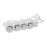 bloc multiprise 4x2p t - Bloc multiprise 4x2P+T 16A 3680W Legrand avec cordon 3M BLANC 049490 - Didactico Tunisie