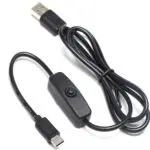 câble usb type - Cable USB vers Type C 5V 3A avec interrupteur ON/OFF pour Raspberry Pi4 – 1M - Didactico Tunisie