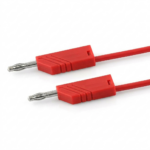 cordon banane 4mm - Cordon banane-banane 4mm Rouge 0.5M - Didactico Tunisie