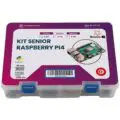 Boîte de kit Senior Raspberry Pi 4 avec composants visibles