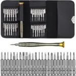 kit tournevis précision - Kit Tournevis de Précision 25 en 1 Avec Pochette en Cuir Pour Réparation - Didactico Tunisie