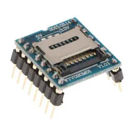 mini module mp3 - Mini module de son MP3 de carte SD – WTV020-SD - Didactico Tunisie