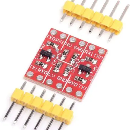 convertisseur niveau logique 2 canaux - Module Convertisseur de Niveau Logique 2 Canaux 3,3V – 5V TTL - Didactico Tunisie