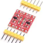 Module Convertisseur de Niveau Logique 2 Canaux 3,3V – 5V TTL (Bidirectionnel) Interconnectez en toute sécurité vos microcontrôleurs et capteurs de tensions différentes grâce à ce module convertisseur de niveau logique 2 canaux 3.3V 5V TTL