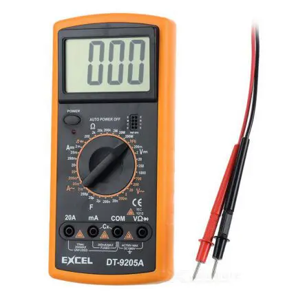 multimètre numérique dt9205a - Multimétre Numérique DT9205A - Didactico Tunisie