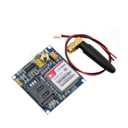 Module shield SIM900A bleu avec antenne et connecteur carte SIM pour Arduino