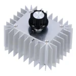 Regulateur de tension thyristor SCR 220V 5000W avec potentiometre et dissipateur aluminium