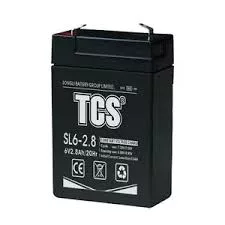 Batterie rechargeable ACID 6V 2.8AH TCS 66x30x104mm