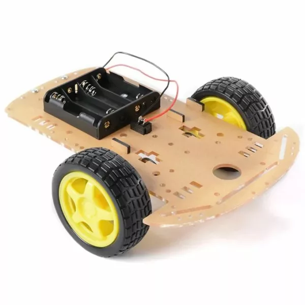 Kit Chassis Robot A 2 Roues Transparent 3 Jpg