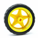 Roue jaune 65mm pour robot DIDACTICO TUNISIE