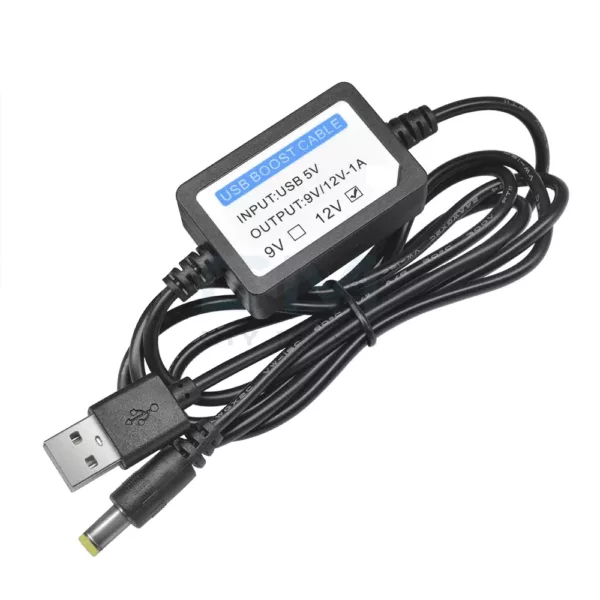 Câble d'alimentation USB 5V à 12V 1A + prise de cordon 5.5x2.1mm DIDACTICO TUNISIE