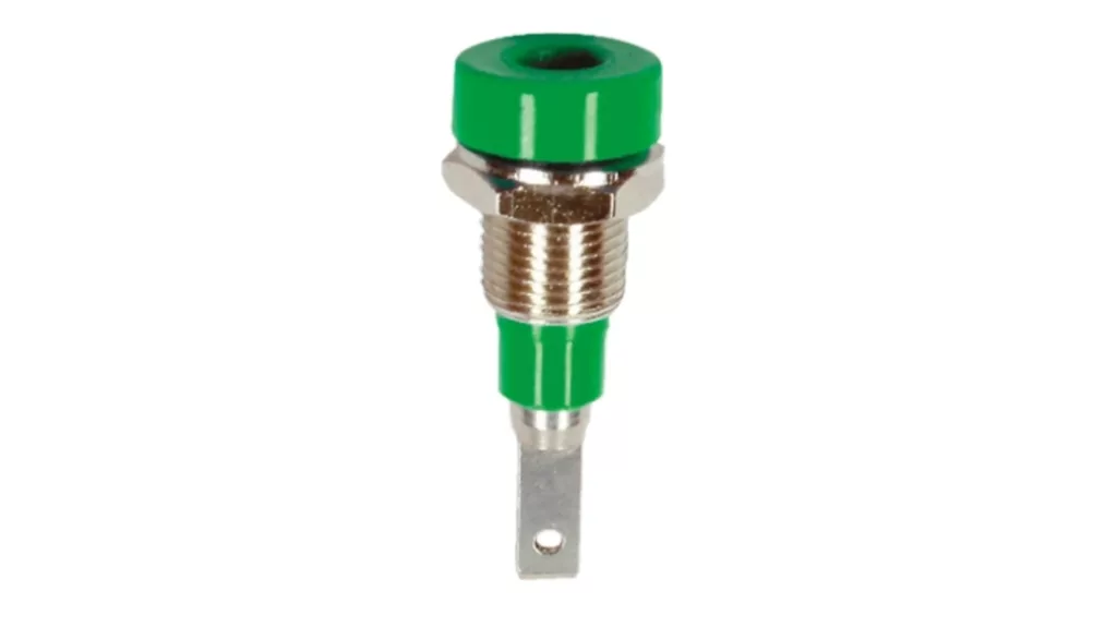 Connecteur Femelle de fiche banane 2 mm vert DIDACTICO TUNISIE